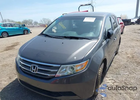 2013 Honda Odyssey Ex from USA, damaged, VIN 5FNRL5H40DB072715